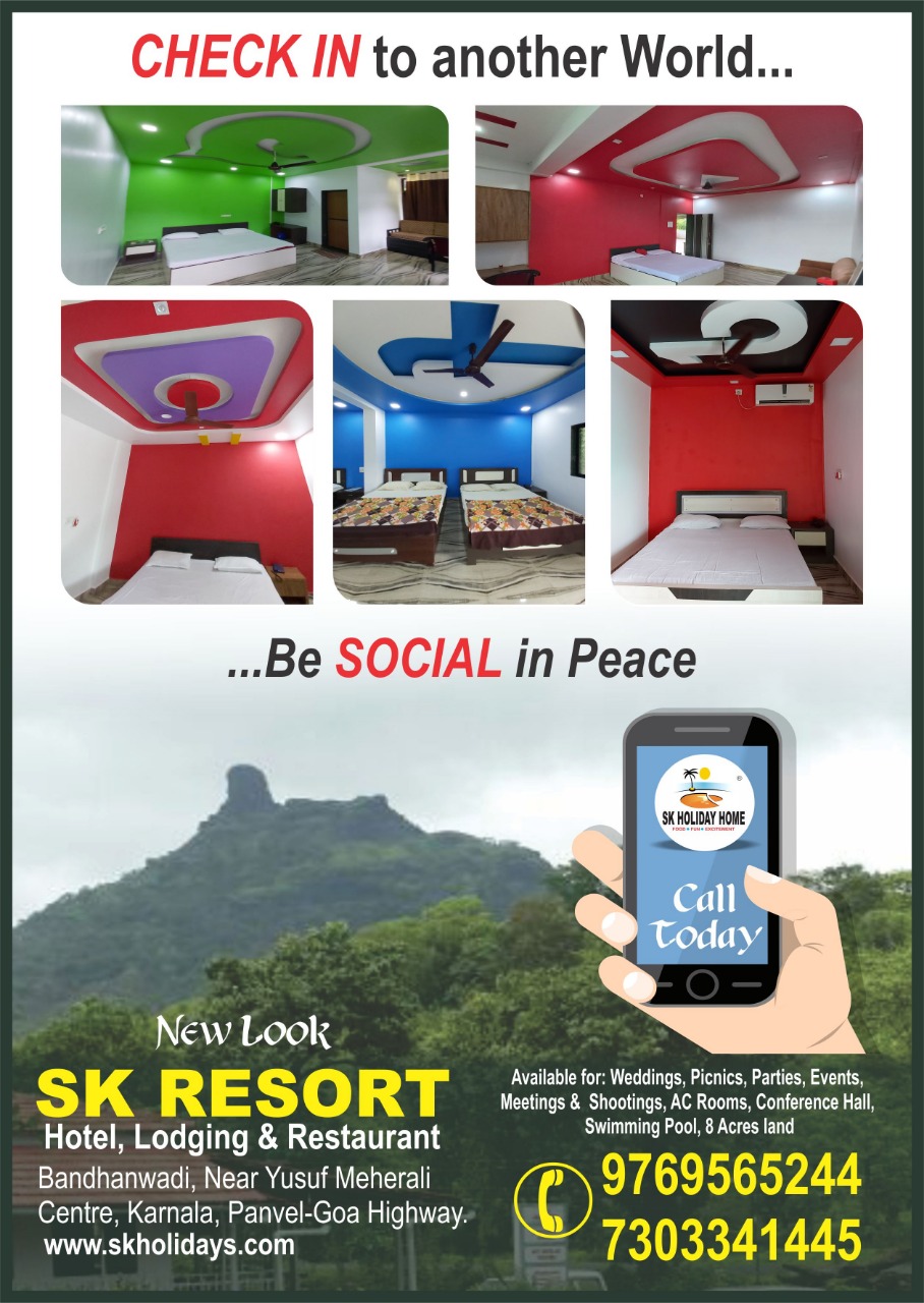 SOCIAL MEDIA THEME BASED AC ACCOMODATION AVAILABLE AT S K RESORT KARNALA